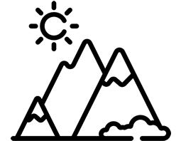 Vista de paisajes impresionantes